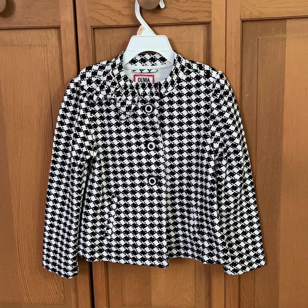 Gymboree vintage style houndstooth coat